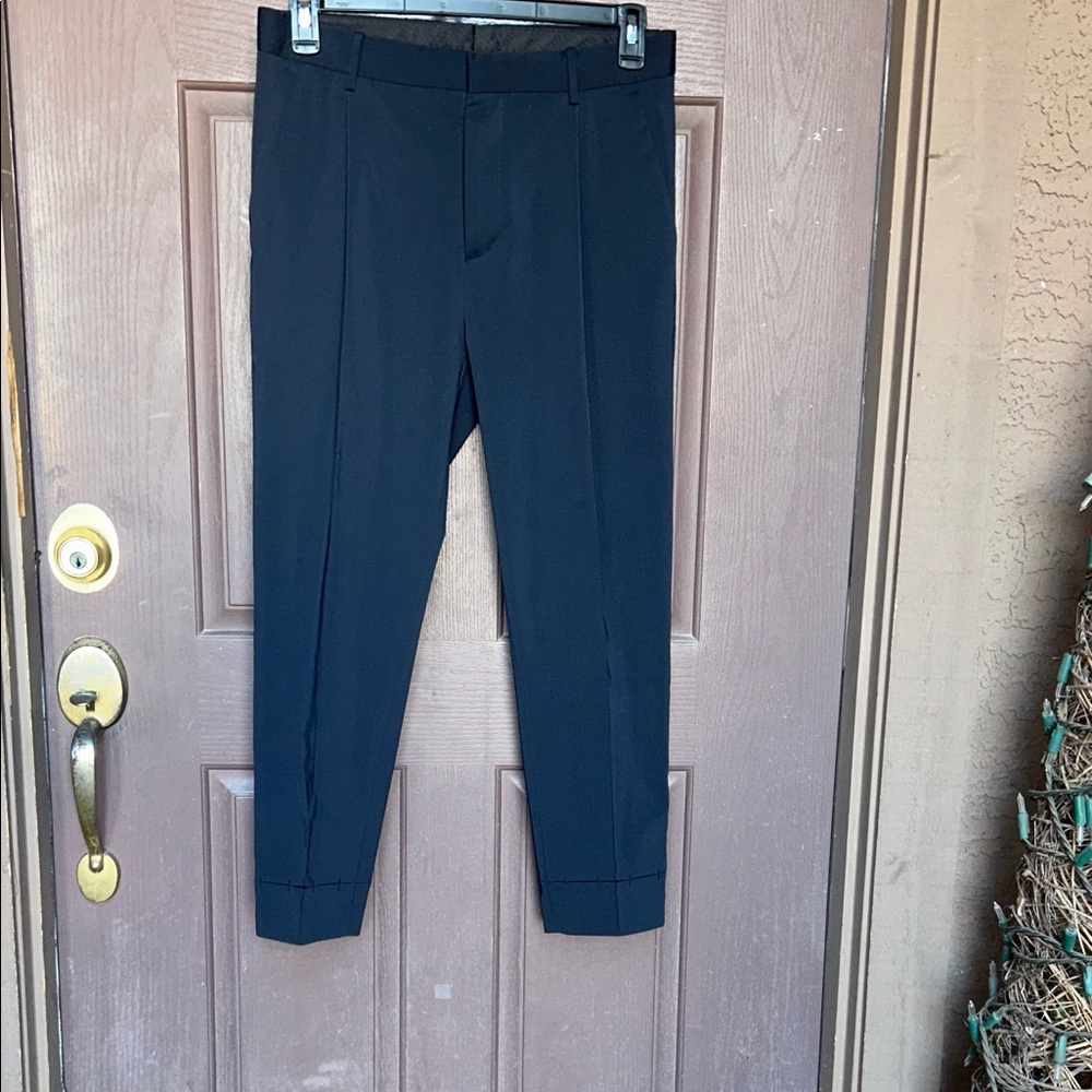 Classic Dark Blue Men's Dress Pants